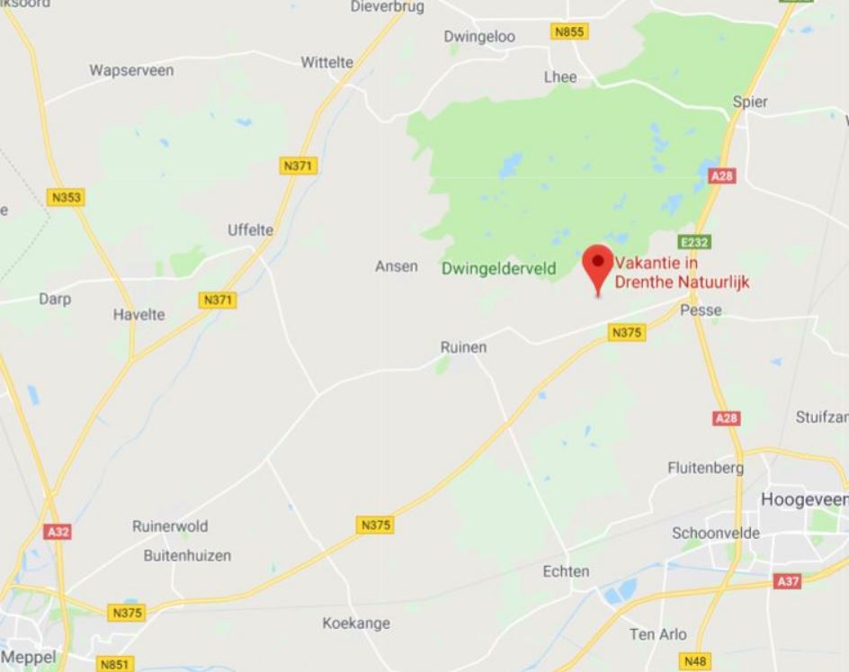 Locatie Vakantie in Drenthe Natuurlijk